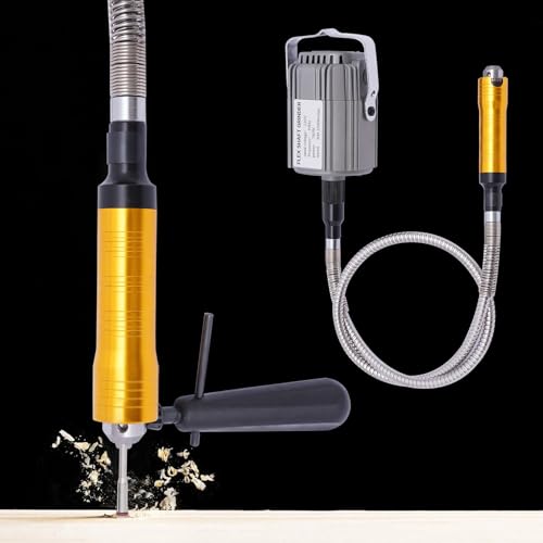 780W Hanging Grinding and Carving Machine, Multi-Functional Metal Processing and Jewelry Tool Repair Kit, Flexible Shaft Rotary Tool with 500-25000 RPM, Foot Pedal Control - Image 4