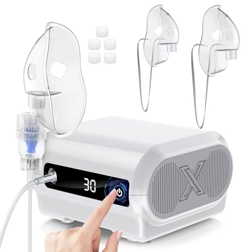 Audeal Smart Digital Display Compressor Nebulizer Machine for Adults and Kids