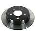 Wagner BD125506E Premium E-Coated Brake Rotor, Rear