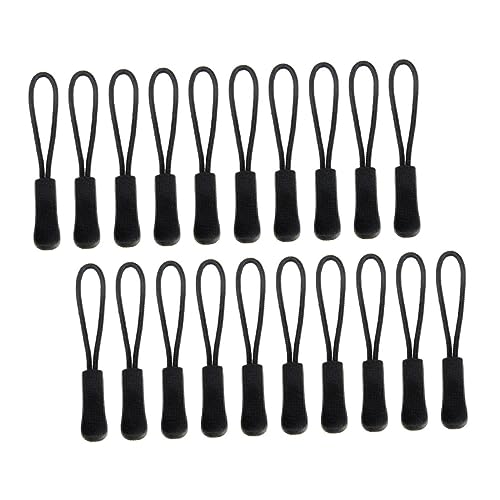AUTSUPPL 40pcs Plastic Zipper Pull Head Ropes for Backpacks Luggage Suitcases Easy Fit Zipper Pullers
