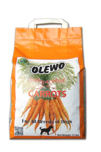 Olewo Dehydrated Carrots Dog Food Supplement, 11-Pound