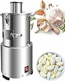 OJHGRDFV Máquina Eléctrica De Pelado De Ajo, Máquina Comercial De Pelado De Ajo Entero De Acero Inoxidable 200W para Restaurantes Tiendas De Barbacoa Hoteles De Comedor, 110V (110V)