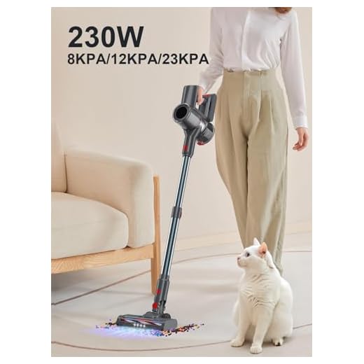 ECOVORTEX Cordless Vacuum Cleaner with Powerful Suction