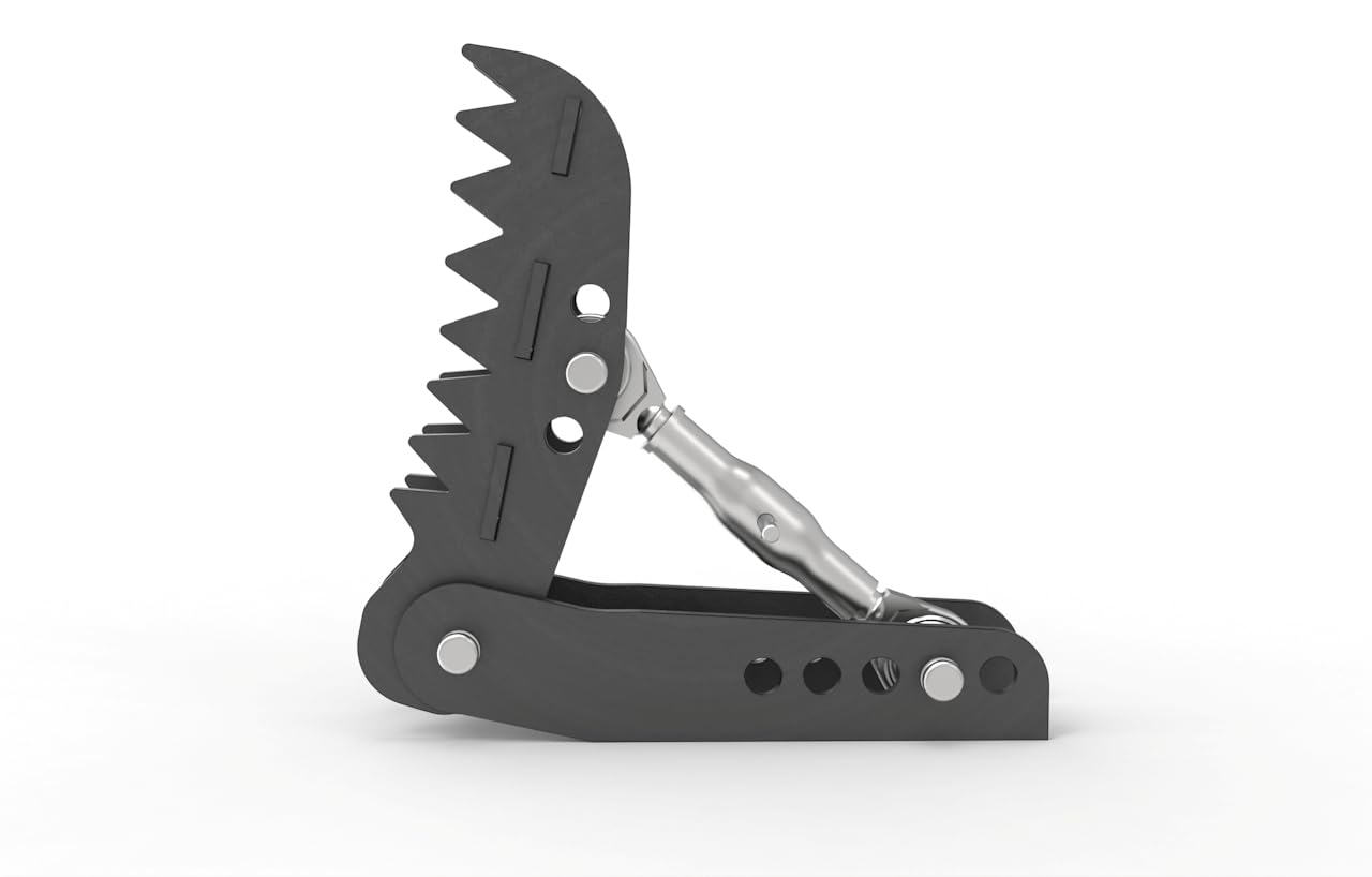 pollice escavatore per escavatori, escavatori mini, caricatori legna, dimensione 1