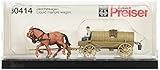 Batterien notwendig: Nein Preiser 1/87 th – pr30414 – Modelleisenbahnen – Regentonne gezogener durch 2 Pferde