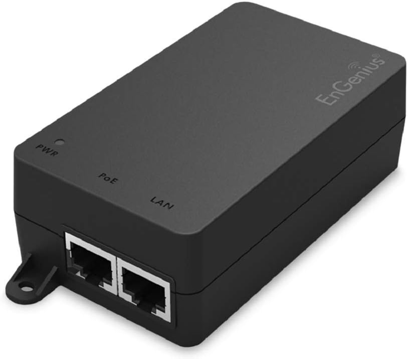 Engenius PoE Adapter, AC 100V - 260V Input, 54V/0.6A Output, EPA5006GP (260V Input, 54V/0.6A Output Gigabit Ethernet)