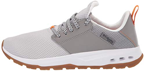 Columbia Tamiami PFG Sapato náutico masculino, Cinza ardósia/laranja claro, 38