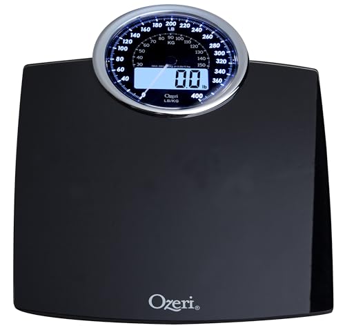 Ozeri Rev 400 lbs Weight Scale with Electro-Mechanical Weight Dial and 50 gram Bath Scale Sensors (0.1 lbs / 0.05 kg) - Thumbnail 5