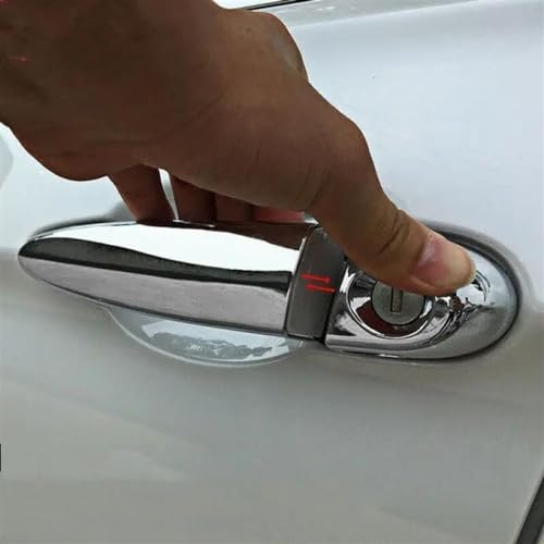 Cubierta de manija de puerta exterior para coche X5 E70 2008-2013, accesorio ABS negro 3