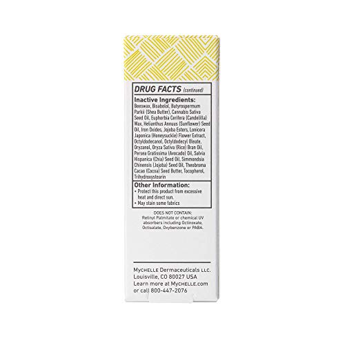 MyCHELLE Sun Shield Stick SPF 50 Tinted - Mineral Reef Safe Sunscreen for Face