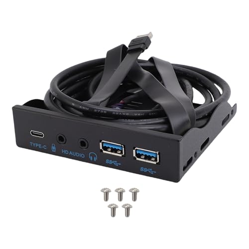 Hub de Panel Frontal USB de 10 Gbps con Conexión de 19 Pines y Doble USB 3.0 Frontal 6