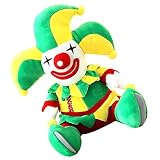 clown puppe mit porzellankopf Halloween-clownpuppenschmuck – clown-design, perfekt für die innendekoration und als kinderspielzeug, clownpuppen-modelldekoration