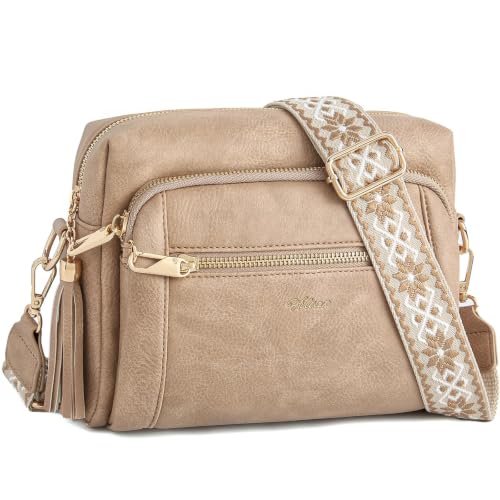 Image of Vegan Leather Crossbody Bags for Women Anti theft Purses and Handbag