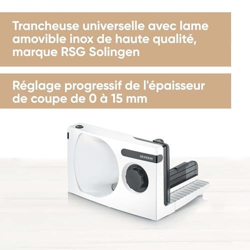 SEVERIN Préparation culinaire Trancheuse 3912 - vue 7