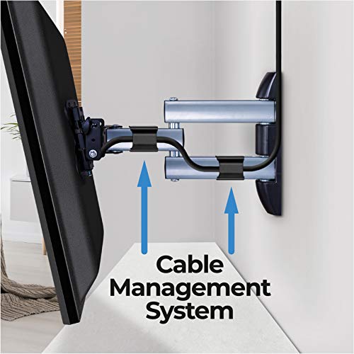Amazon Basics Triple Arm Full Motion Articulating Tv Wall Mount, Fits Tvs 13-32" Up To 55Lbs #TOP6