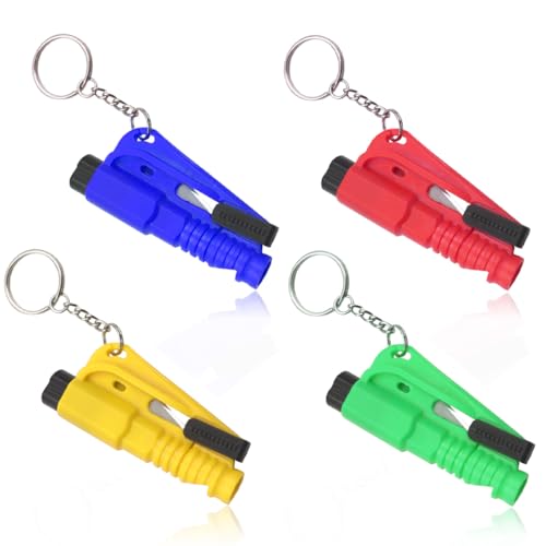 QOMJUFA 4 Piezas Rompe Cristales y...