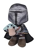 Licencia Disney 100% oficial Peluche The Mandalorian con Baby Yoda 25 cm (Simba 6315875806)