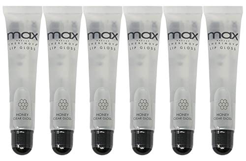 Cherimoya (6Pack) Max Makeup Lip Polish Honey Clear Gloss #TOP23