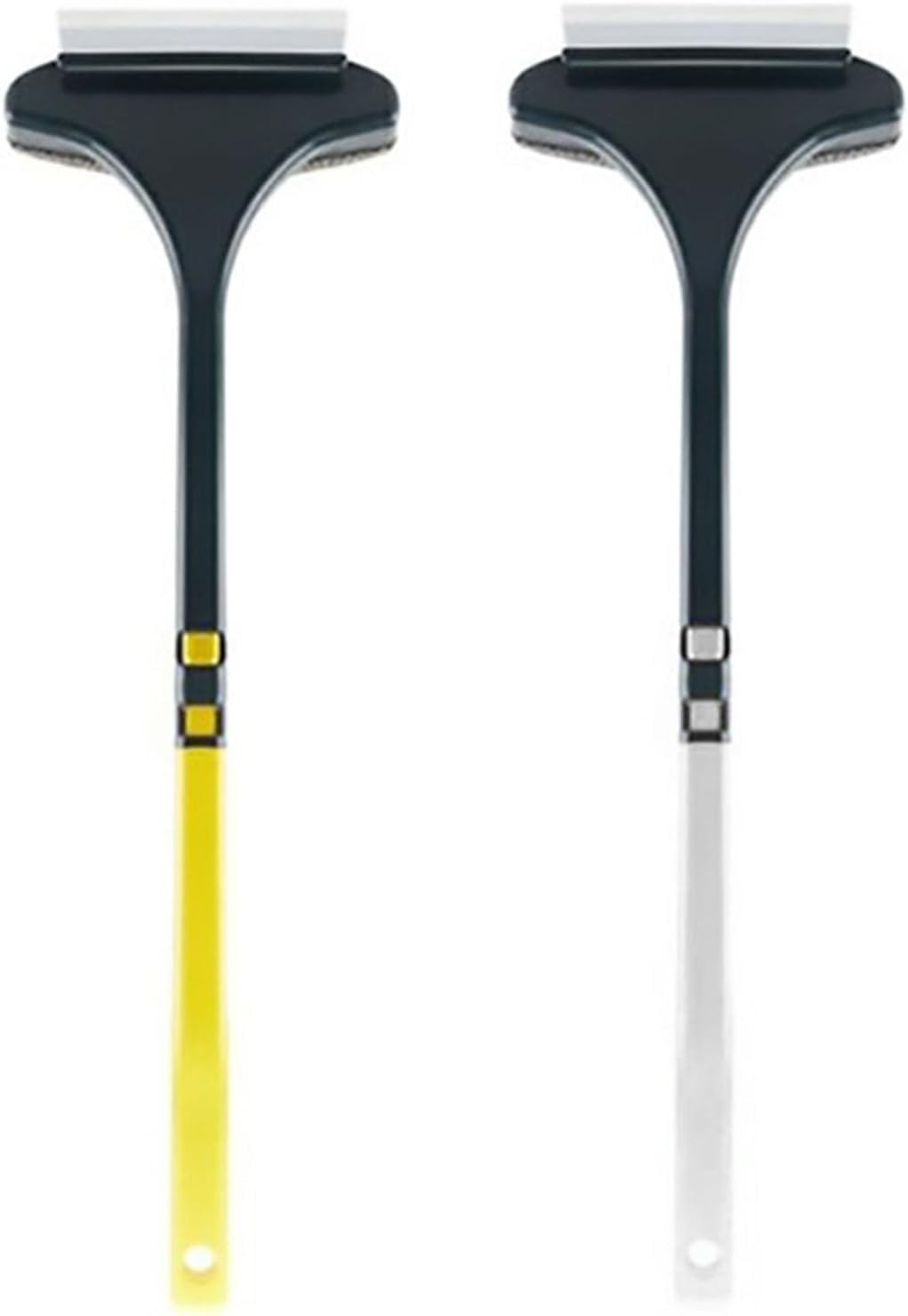 RECLUSE 2 in 1 Multifunctional Screen Brush Glass Cleaning Brush, Professional Window Squeegee Cleaning Tool, Window Screen Mesh Cleaner Brush with Long Handle Wet Dry Dual Purpose for Home(Pack of 2)-image-35