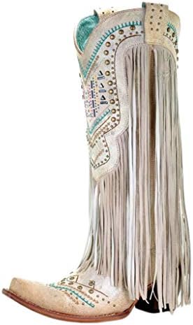 corral aztec fringe boots