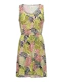 ONLY Onlnova Life Vis S/L Sara Dress AOP, Watercress, M Mujeres