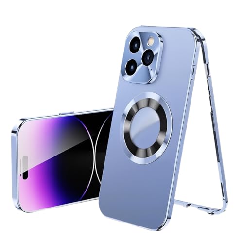 Doulings Magnetic Full Body Protection for iPhone 12 Pro Max,Blue