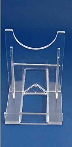 Preisvergleich Produktbild ak-schwarzmann 5 Acryl Tellerständer Tellerhalter Auch für Mieneralien, Achatscheiben,Münzen Auch für Blu Ray, Video, CD (ca. Länge 13 cm x Breite 7,5 cm Höhe 10 cm)