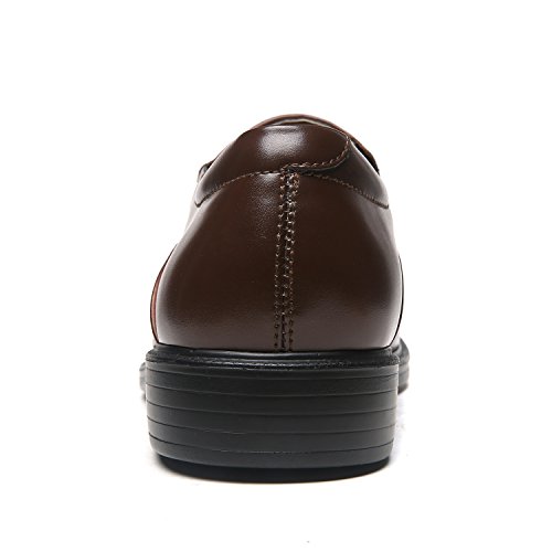 Image of Wide Width Brown Oxfords for Men by La Milano