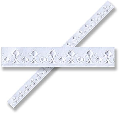 Dollhouse Miniature Faux Plaster Ceiling/Wall Trim Molding by World Model