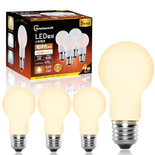 ~jNvgd E17 LEDd dF 40W` 470lm Nvg tBgd S^Cv ȃGl `Ή fMގ{HΉ s 4