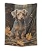 CAPITUNEISKINEPA Doxiepoo Dog Blanket Gift Decorative Blanket Small Blanket for Travel 30