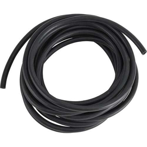 Speedway Motors 7/32” Windshield Washer and Vacuum Hose, 20’ Black EPDM Rubber Tubing, Heat and Weather Resistant for Classic or Modern Vehicles, Trim-to-Fit