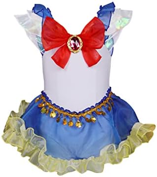 Alleyon Sailor Moon Cosplay Swimsuit for Girls Usagi Tsukino Bathing Suit Anime Bathing Suit Bikini