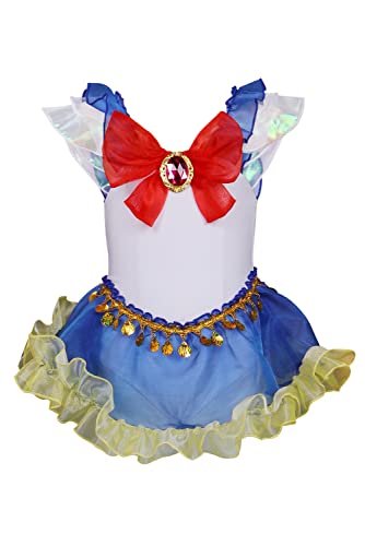 Wolancy Girls Sailor Moon Swimsuit Anime Usagi Tsukino Cosplay Costume Swimwear One Piece Cute