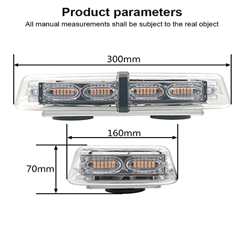 48 Luzes Led Magnéticas De Tejadilho Para Carros Luzes Estroboscópicas De Sinal à Prova De Água Para