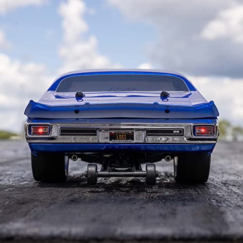 Losi Rc Car 1/16 1970 Chevelle 2 Wheel Drive Mini No Prep Drag Car Rtr Includes Everything Needed No Other Purchases Required Blue Los01023T1 #TOP3