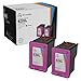 LD Remanufactured Ink Cartridge Replacement for HP 63XL High Yield (Color, 2-Pack) Includes Complimentary Pack of 4x6 Premium Glossy Photo Paper