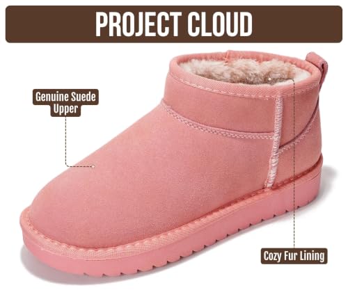 Image of Project Cloud Genuine Leather Ankle Boots for Women - Water Resistant with Memory Foam Insole Winter Boots - Trending Shoes & Comfortable Women's Ankle Boots (Hippy)