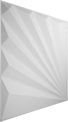 Miniatura 3 de Ekena Millwork WP20X20AAWH-CASE-50 19 5/8 pulgadas de ancho x 19 5/8 pulgadas de alto Aire EnduraWall Decorativo 3D Panel de Pared Cubre 133.73 pies