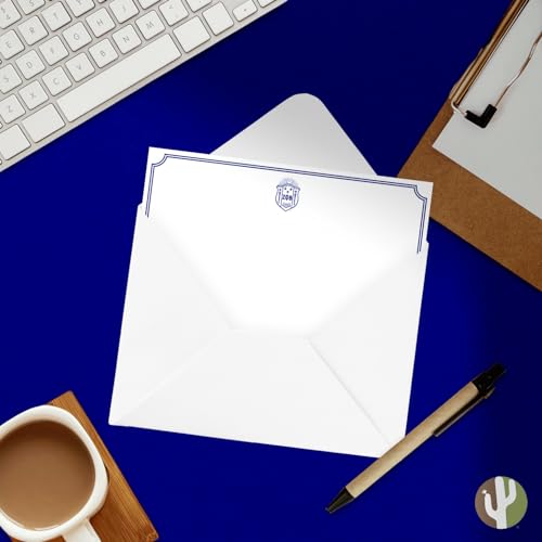 Image of Desert Cactus Zeta Phi Beta 10 Pack Notecards ZPB ZPhiB Divine 9 Stationery Cardstock Includes Envelopes Memo Party Thank You (Notecard Design B)