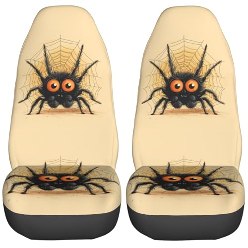 Housses pour siège araignée sur la toile (lot de 2) universelles pour SUV et camions