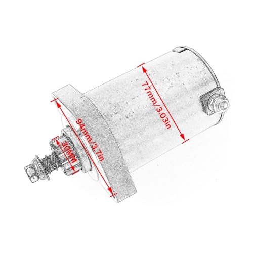 Motor de arranque para FR691V-AS04 compatible con OEM 21163-7034 2