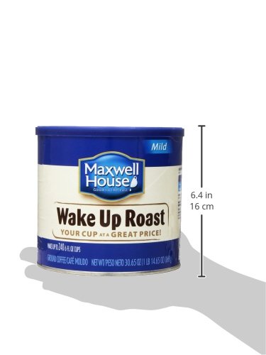 Maxwell House Wake Up Roast Medium Roast Ground Coffee (30.65 oz Canister)