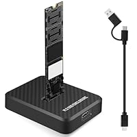 SSD Docking Station, USB 3.2 Gen 2 10 Gbps M.2 NVMe & SATA Docking Station, NVMe & NGFF SSD Festplatten Adapter für 2230, 2242, 2260, 2280 SSD
