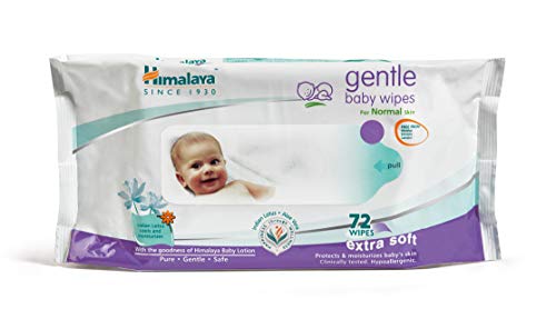 Image of Himalaya Baby Shampoo (400 ml) & Himalaya Gentle Baby Wipes, 72 Wipes