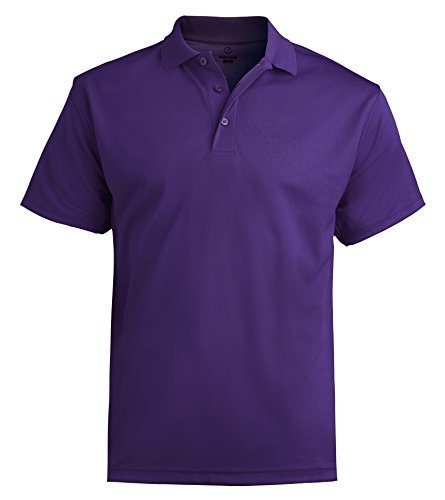 Averill's Sharper Uniforms Men's Moisture Management Hi-Performance Polo Shirt XL Purple