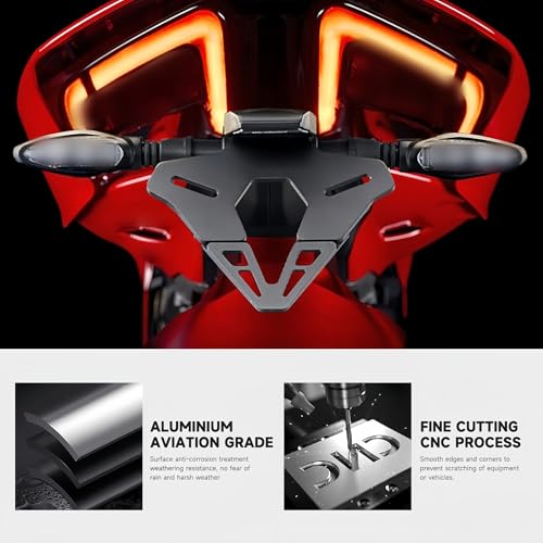 Support de Plaque d'immatriculation Moto Panigale V4S 2025 Support Arrière Queue Courte