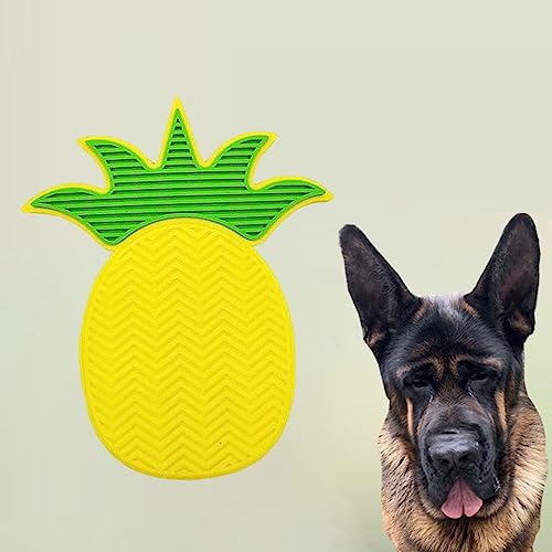 Generic Tapete de lambedura para cães e gatos, almofada para cães, esteira alimentadora com ventosa