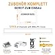 Angdarun LED Profil Aluminium 12 Pack, LED Profil für Breite bis16mm LED-Streifenlicht,Stripe/Streifen, Alu Profil 1m/3.3ft für Led Kanal, Aluminium Profil für LED Band Zuhause Partei deko