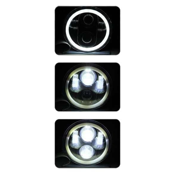 FARO FANALE A LED ANTERIORE COMPATIBILE CON VESPA PX 125 150 200 OMOLOGATO LUCE BIANCA
